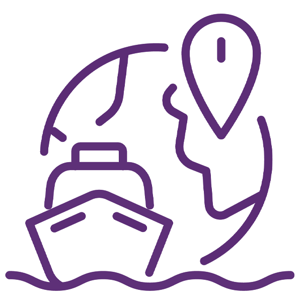 Marine tourism icon