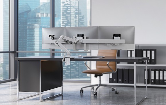Ergotron HX Dual monitor arm